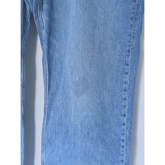 NWT Abercrombie & Fitch 90s Relaxed High Rise Jeans Plus Size 24 Short Blue Y2K - Picture 4 of 10
